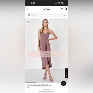 Lulus dress brand new with tags size XS